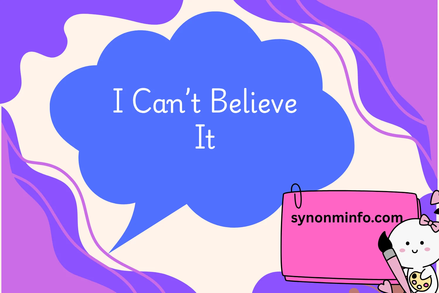 I Can’t Believe It